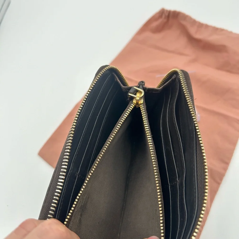 Miu Miu Crocodile Embossed Wallet w/ Dustbag - Picture 9 of 9